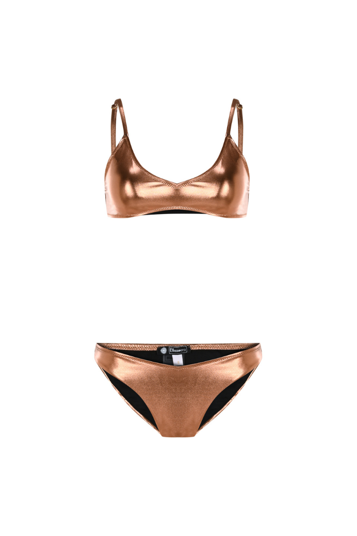ISABELLA BRONZE BIKINI & SKIRT SET