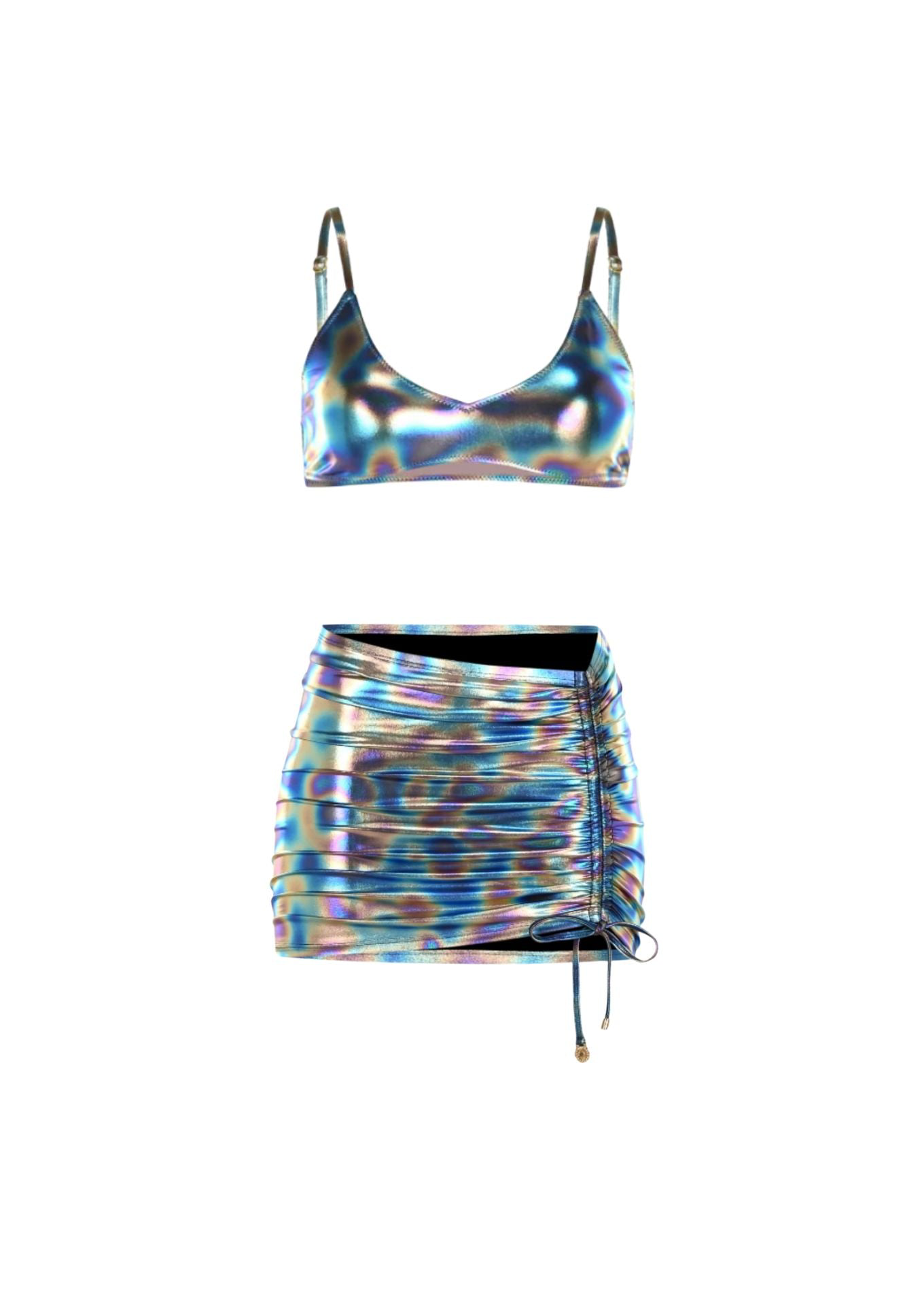 ISABELLA METALİK Bikini & Etek Set