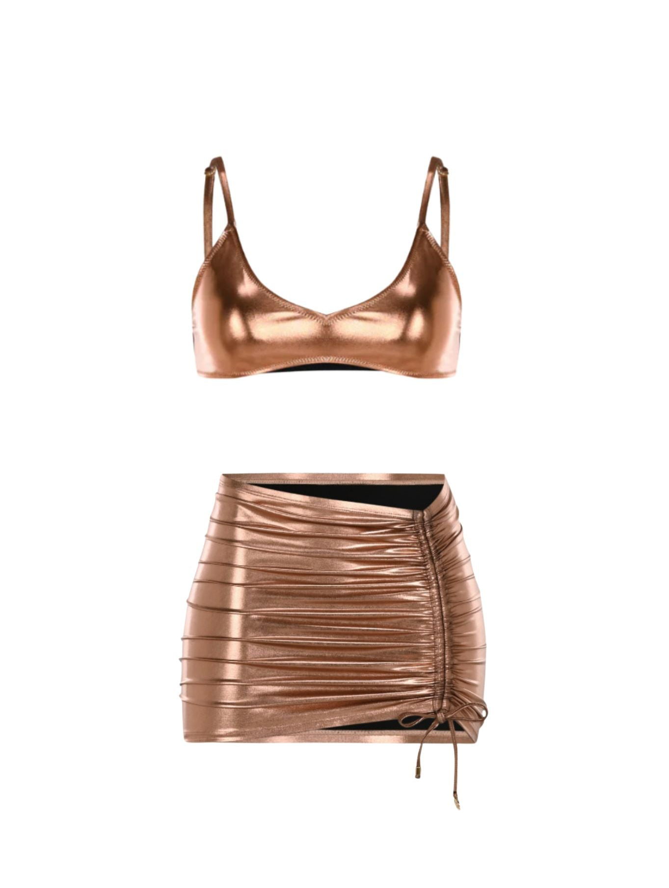 ISABELLA BRONZE BIKINI & SKIRT SET